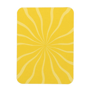 SAND AND SEA BRIGHT YELLOW SUNSHINE SUN RAYS SUMME MAGNET