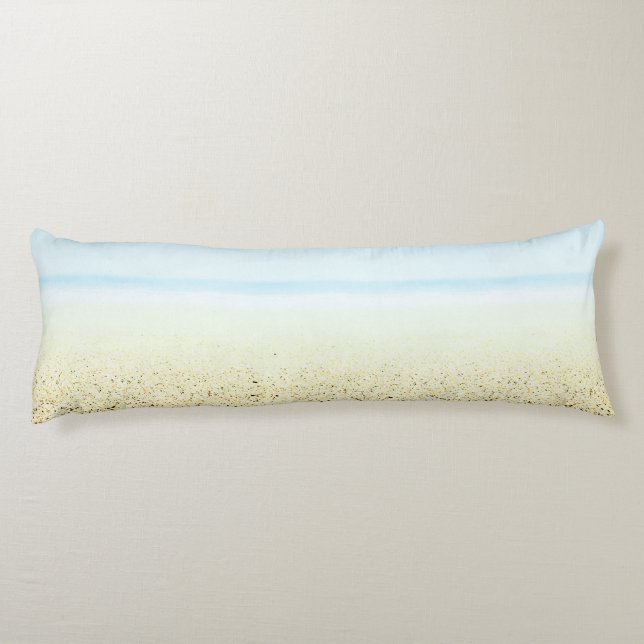 Sand and Sea Calm Coastal Body Cushion (Back)