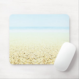 Sand and Sea Calm Coastal Mouse Pad