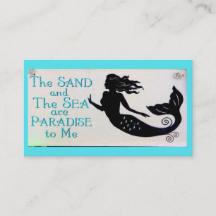 sand and sea mermaid business card 2