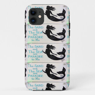 sand and sea mermaid phone case
