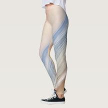 Sand and Sea Pattern Fitness Leggings / Activewear