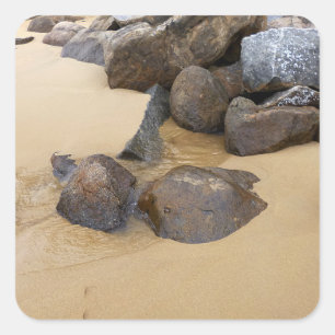 Sand and Stones Square Sticker