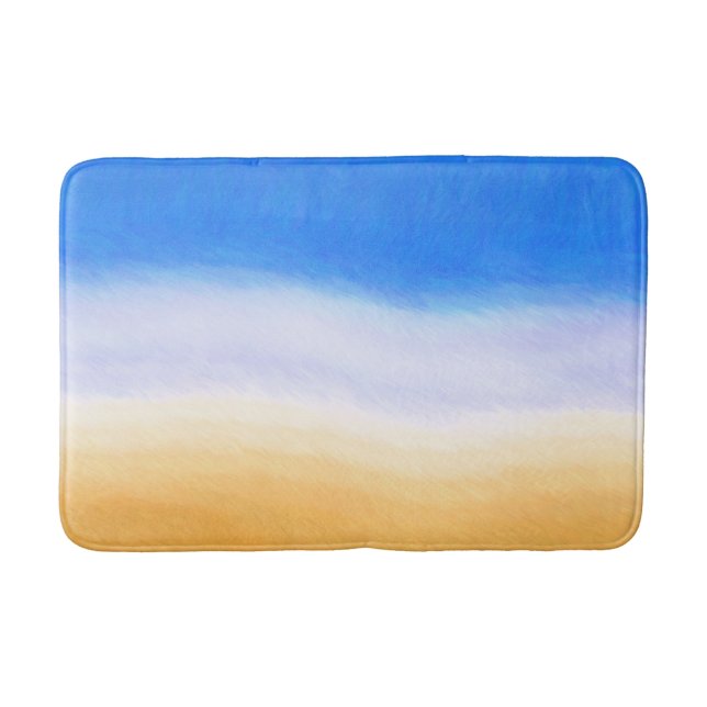 Sand and Surf Bath Mat (Front)