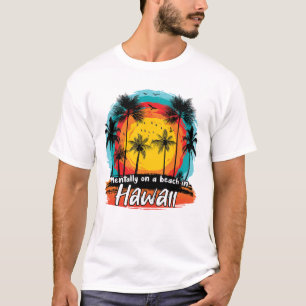 Sand beach in Hawai Cool Summer Vacation T-Shirt