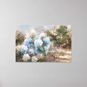 *~* Sand Beach TV2 Hydrangea art Canvas Print