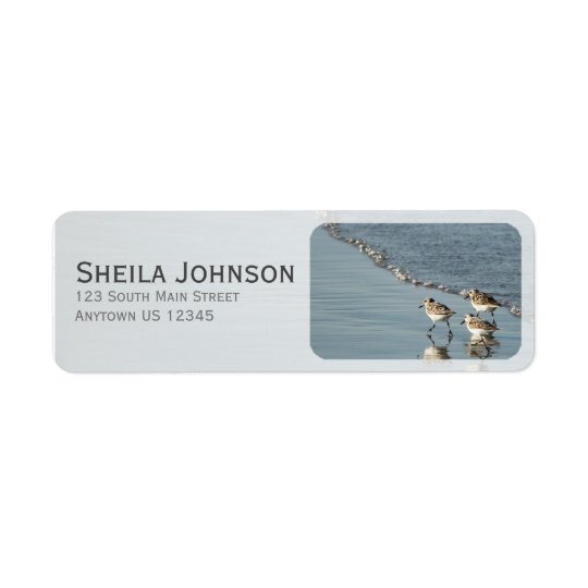 Sand Between Your Toes Beach Personalised Return Address Label