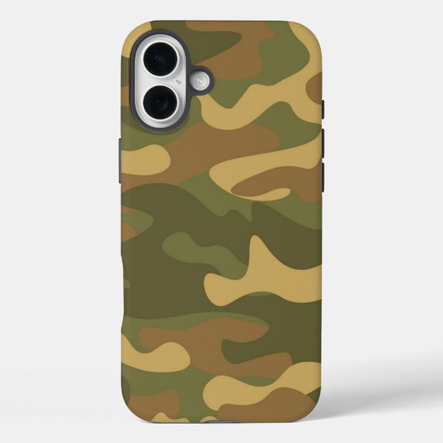 Sand Brown Camo Case-Mate iPhone Case (Back)
