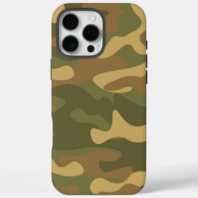 Sand Brown Camo Case-Mate iPhone Case (Back)