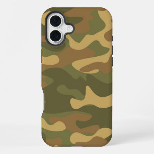 Sand Brown Camo iPhone 16 Plus Case