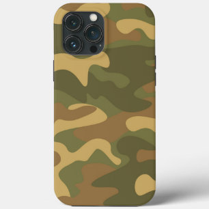 Sand Brown Green Camo iPhone 13 Pro Max Case