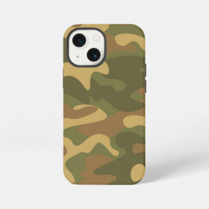 Sand Brown Green Camo iPhone 13 Mini Case