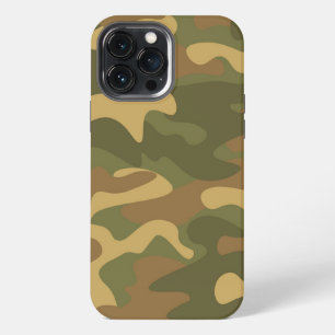 Sand Brown Green Camo iPhone 13 Pro Max Case