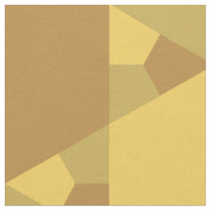 Sand Brown Star Optical Illusion Pattern Fabric