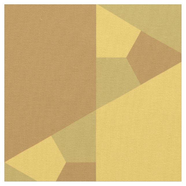 Sand Brown Star Optical Illusion Pattern Fabric (Close Up)