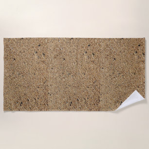 Sand camo pattern beach towel