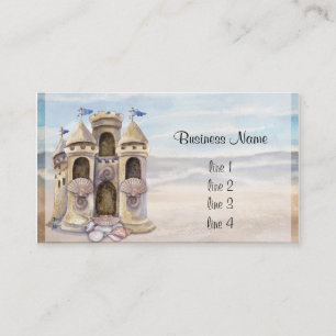 Sand Castle Dreams 2013 Calender Business Card