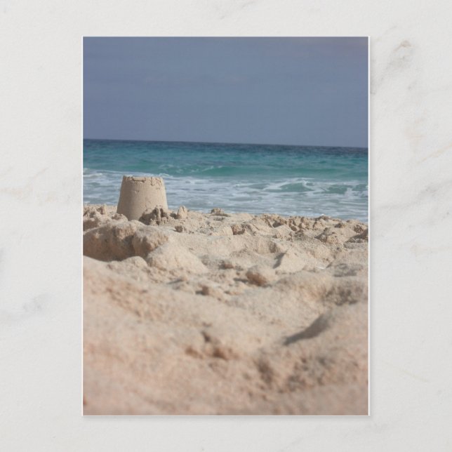 sand castle postcard (Front)