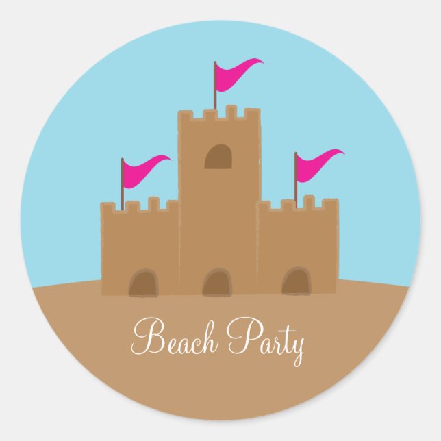 Sand Castle Stickers (Front)