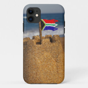 Sand Castle With South African Flag, Umhlanga iPhone 11 Case