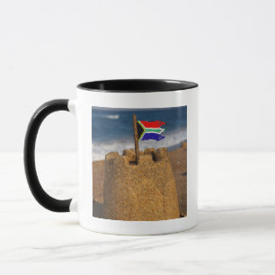 Sand Castle With South African Flag, Umhlanga Mug