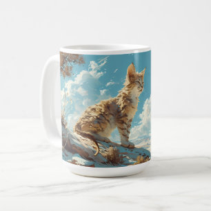 Sand Cat in the Desert Coffee Mug