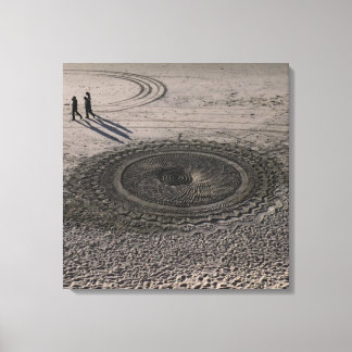 Sand Circle Canvas #4 Print