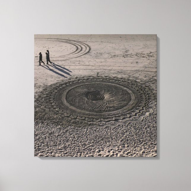 Sand Circle Canvas #4 Print (Front)