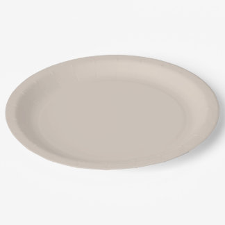 Sand Colour Paper Plate