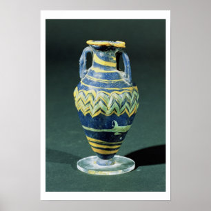 Sand-core glass unguent flask (amphoriskos) from P Poster