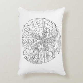Sand Dollar Adult Colouring Pillow
