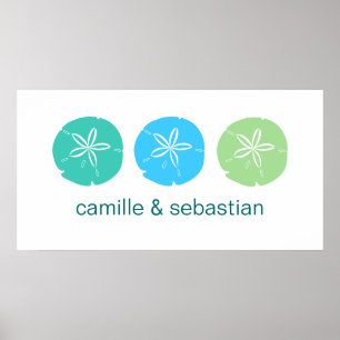 Sand Dollar Banner Poster