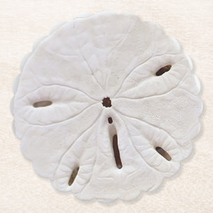 Sand Dollar Beach Front Wedding Coaster