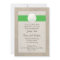 Sand Dollar Beach Wedding Invitation - Green