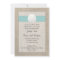 Sand Dollar Beach Wedding Invitation - Turquoise