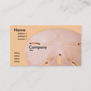 Sand Dollar Business Card