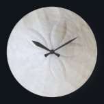Sand Dollar Delight Round Clock<br><div class="desc">sand dollar clock</div>
