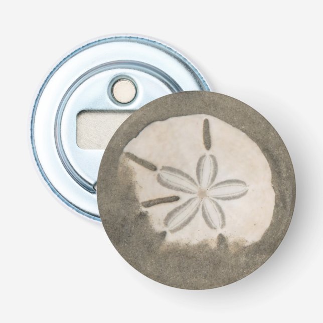 Sand dollar (Echinarachnius parma) Bottle Opener (Front)