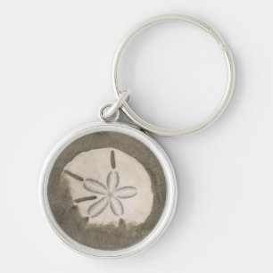Sand dollar (Echinarachnius parma) Key Ring