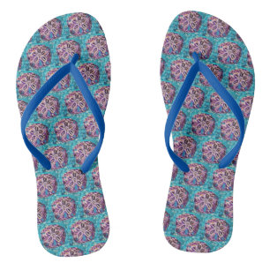 Sand Dollar Flip Flops