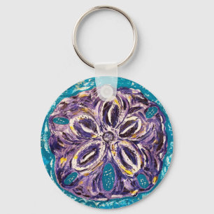 Sand Dollar Keychain