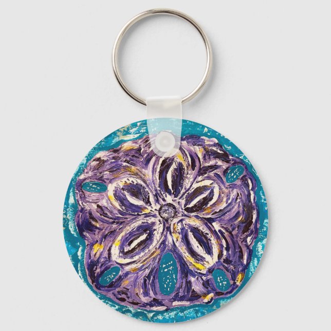 Sand Dollar Keychain (Front)