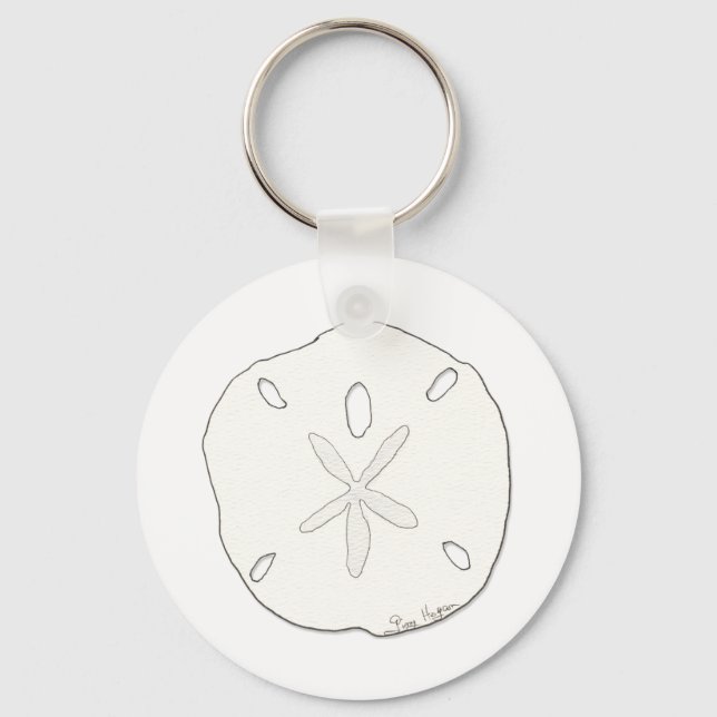 Sand Dollar Keychain (Front)