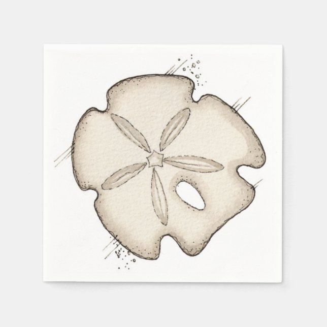 Sand Dollar Napkin (Front)