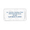 Sand Dollar Navy Template Text Address Label