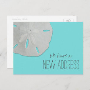 Sand Dollar New Address Announcement Postcard
