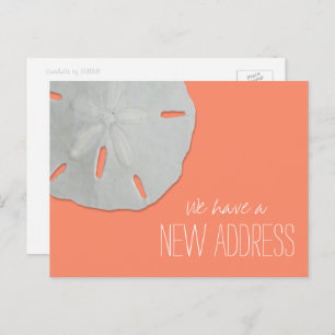 Sand Dollar New Address Announcement Postcard