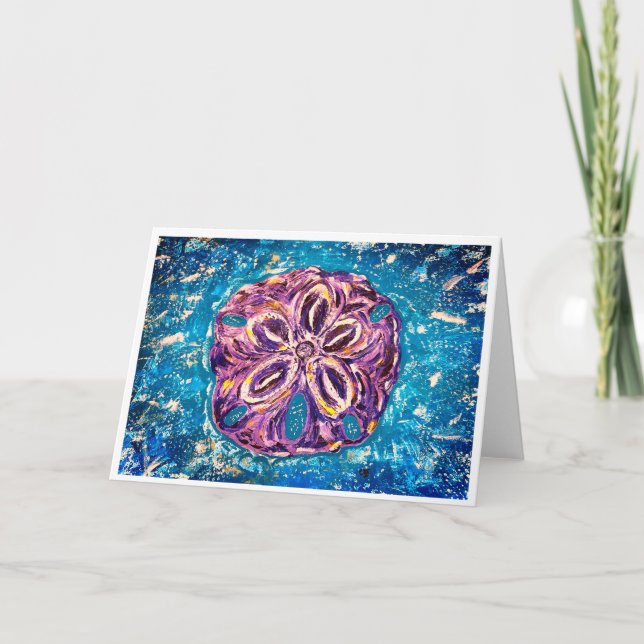 Sand Dollar Note Card <Blank Inside> (Front)