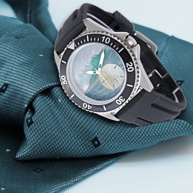 Sand Dollar Ocean Crashing Waves Watch (Creator Uploaded)