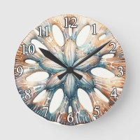 Sand Dollar Ocean Splash Sea Watercolor Wedding